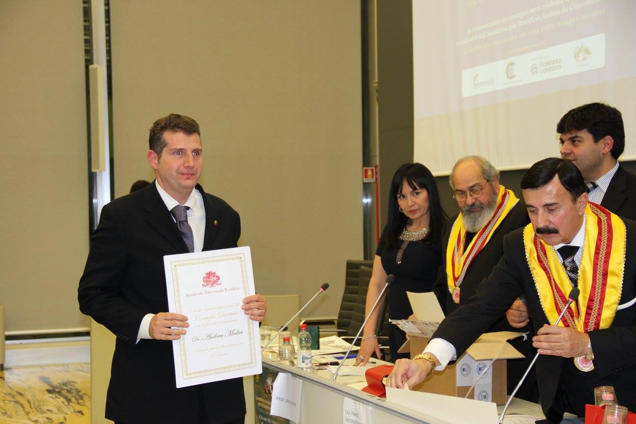 Nomina di delegato dell Accademia per la città di Parma e Provincia